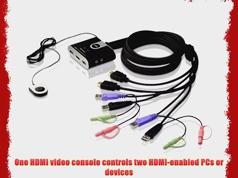 Aten Technologies CS692 2-Port USB HD Video/Audio KVM Switch