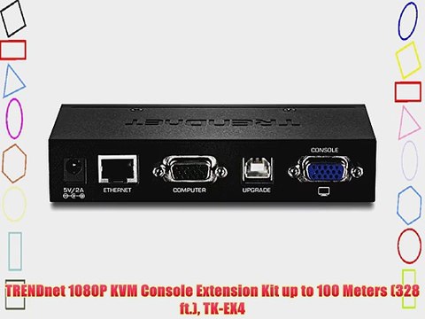 TRENDnet 1080P KVM Console Extension Kit up to 100 Meters (328 ft.) TK-EX4
