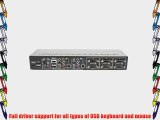 Linkskey 2-Port Dual Monitor DVI/DVI Dual-Link 2560x1600 USB KVM   7.1 Surround/Microphone/USB