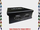 Direct Access Tech. Display Port to HDMI Splitter One to Two HDMI Output (DPHS12)