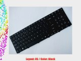 Brand New Replacement Keyboard ( Black ) for Acer Aspire 7741Z-4433 Laptop / Notebook PC Computer