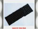 Brand New Replacement Keyboard ( Black ) for Toshiba Qosmio X505-Q888 Laptop / Notebook PC