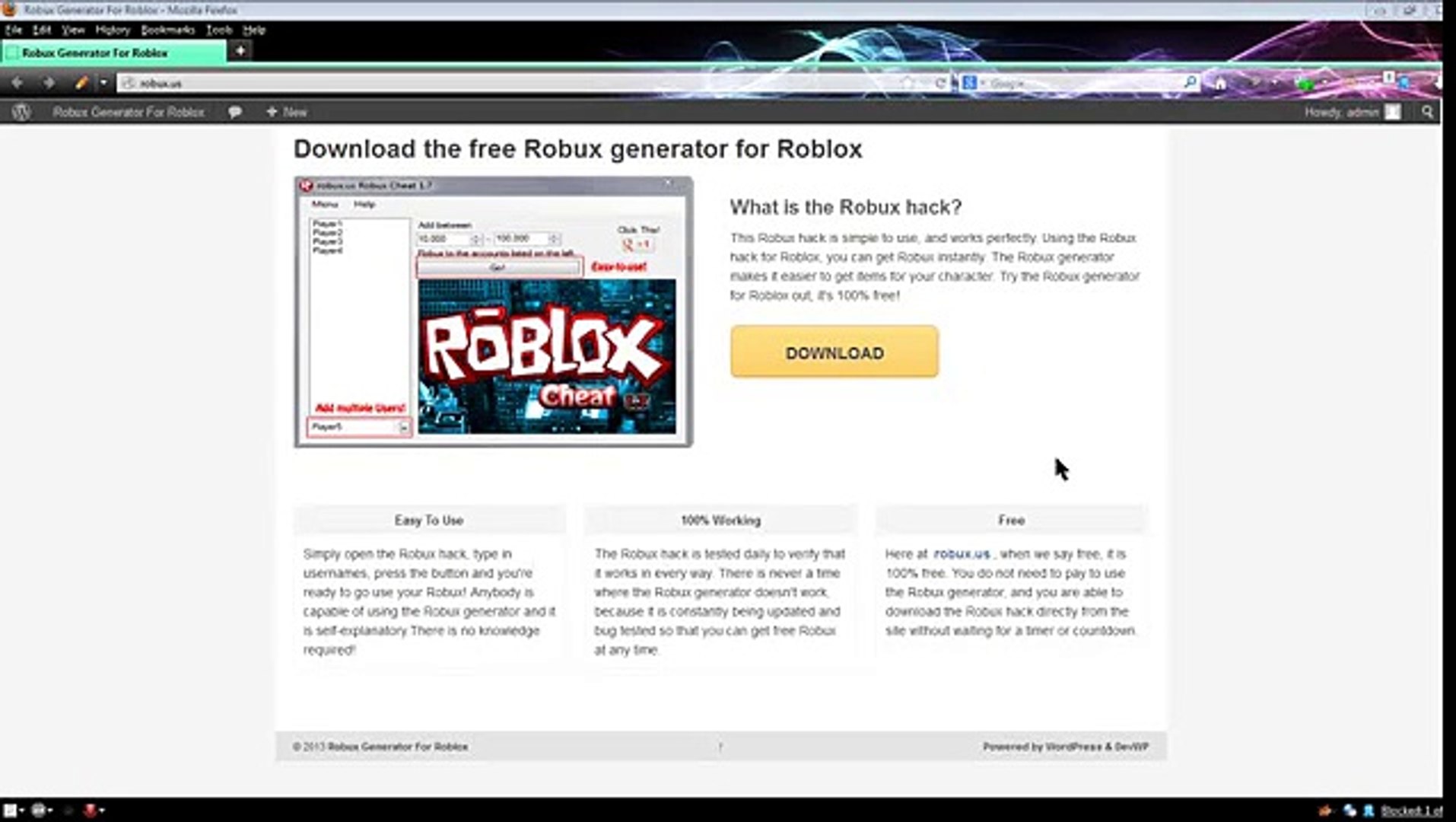 100 Working Robux Cheat For Roblox Direct Link - 