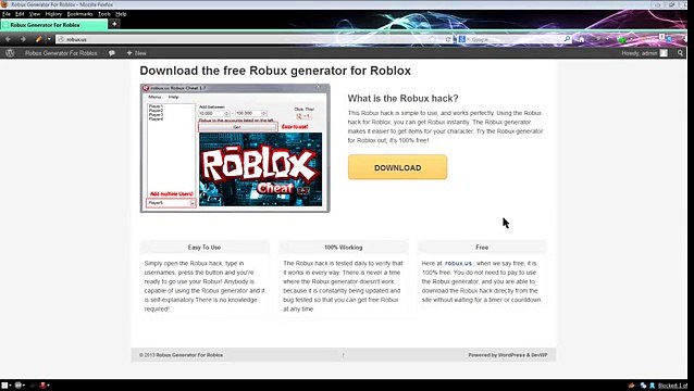 100 Working Robux Cheat For Roblox Direct Link Video Dailymotion - download roblox generator hackrar