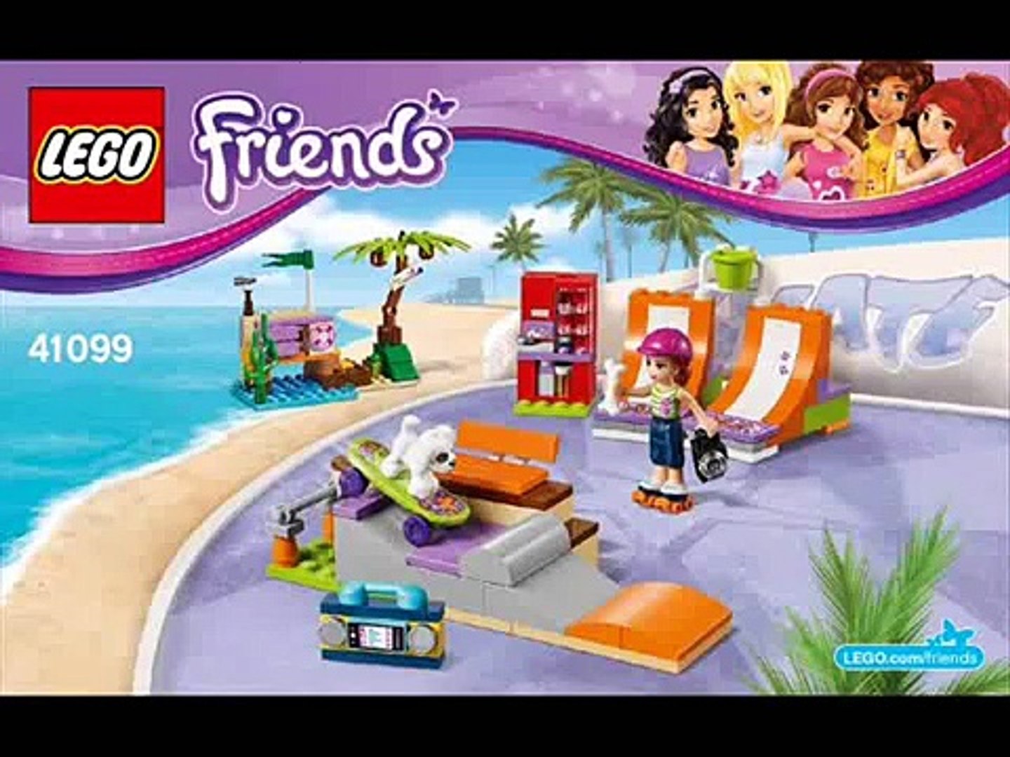 lego friends heartlake skate park