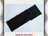 Brand New Replacement Keyboard ( Black ) for Toshiba Satellite L505-S6955 Laptop / Notebook