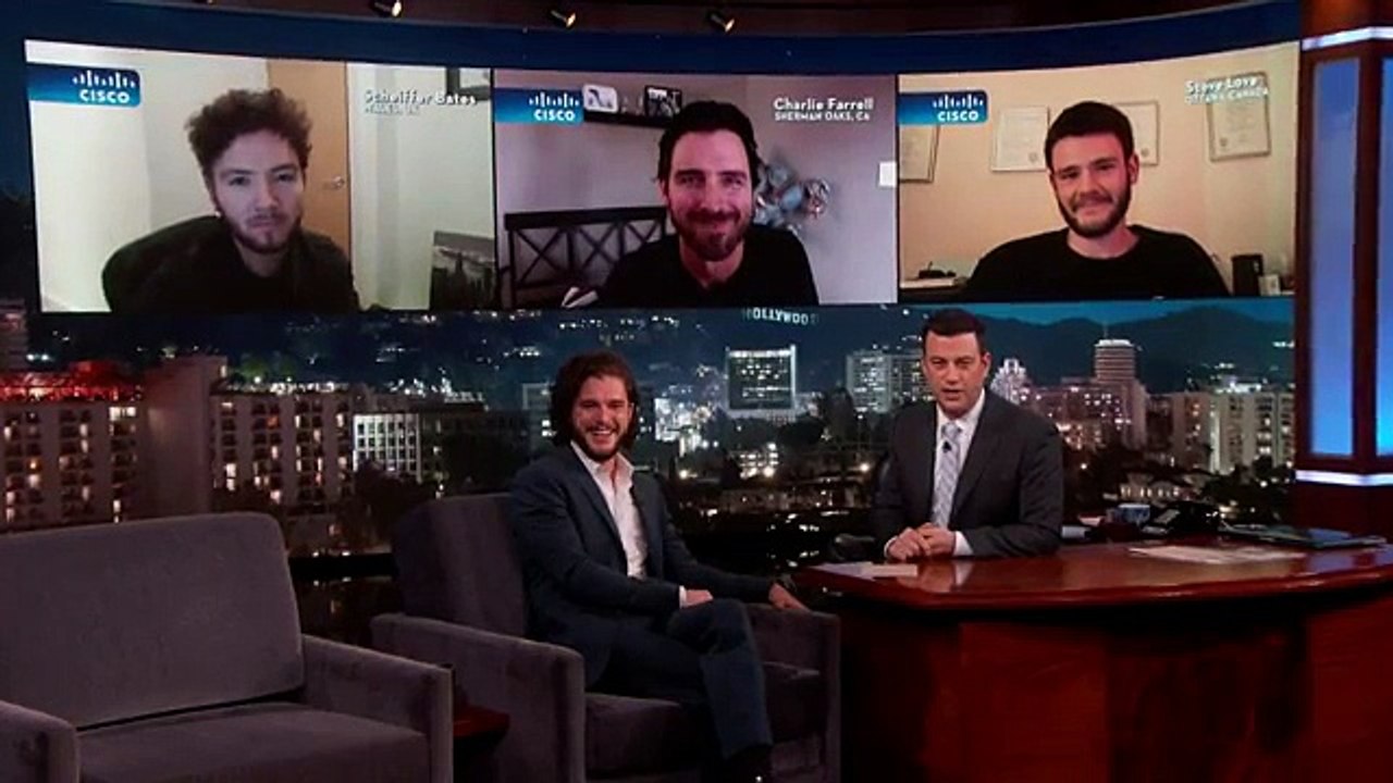 Les imitations de Kit Harington chez Jimmy Kimmel