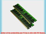 PNY Optima 4GB (2x2 GB) DDR2 800 MHz PC2-6400 Desktop DIMM Memory Module Dual Channel Kit -