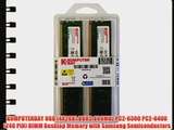 KOMPUTERBAY 8GB (4X 2GB) DDR2 800MHz PC2-6300 PC2-6400 (240 PIN) DIMM Desktop Memory with Samsung