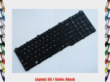 Brand New Replacement Keyboard ( Black ) for Toshiba Satellite L675-S7113 Laptop / Notebook