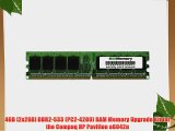 4GB [2x2GB] DDR2-533 (PC2-4200) RAM Memory Upgrade Kit for the Compaq HP Pavilion a6042n