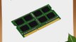 Kingston Technology ValueRAM 2GB DDR3 1600MHz DDR3 PC3-12800 Non-ECC CL11 SODIMM Notebook Memory