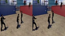 3D Fights Best Fighting Moves (3D for PC 3D phones 3D TVs Crossed Eyes)