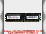 8GB 2X4GB Memory RAM for HP ProLiant Series ML150 G5 240pin PC2-5300 667MHz DDR2 ECC Registered