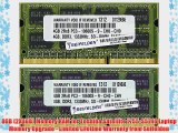 8GB (2X4GB) Memory RAM for Toshiba Satellite L755-S5216 Laptop Memory Upgrade - Limited Lifetime