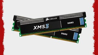 Corsair 16GB XMS3 (2x 8GB) DDR3 SDRAM 1600MHz 240-Pin 16 Dual Channel Kit DDR3 1600 (PC3 12800)