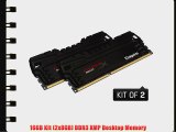 Kingston HyperX Beast 16 GB Kit (2x8 GB) 1600MHz DDR3 PC3-12800 Non-ECC CL9 DIMM XMP Desktop