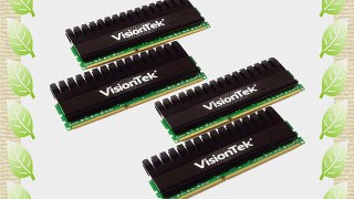 VisionTek Black Label 16GB Kit of 4 (4x4GB) PC3-12800 CL9 1600 LP 240-Pin DDR3 DIMM 16 Quad