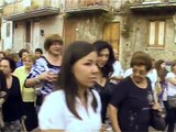 SICILIA TV (Favara) San Calogero a Favara. Statua portata a spalle
