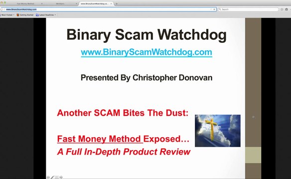 Fast Money Method Scam Exposed