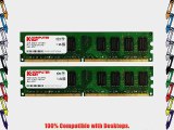 Komputerbay 8GB 2X 4GB DDR2 533MHz PC2-4200 PC2-4300 DDR2 533 (240 PIN) DIMM Desktop Memory