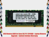 2GB Memory RAM for Asus EEE PC 1201HAB - Laptop Memory Upgrade - Limited Lifetime Warranty