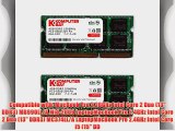 Komputerbay 8GB (2x 4GB) DDR3 SODIMM (204 pin) 1066Mhz PC3-8500 (7-7-7-20) Laptop Notebook
