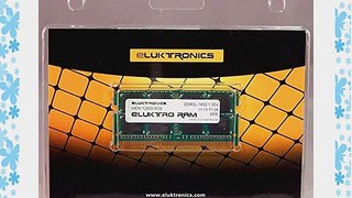Eluktro Performance 8GB RAM (8GB x 1 dimm) DDR3/DDR3L 1600 MHz (PC3-12800) CL11 SODIMM 204-Pin