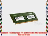 8GB 2X4GB RAM Memory for Intel Desktop Board DH55TC DDR3 DIMM 240pin PC3-8500 1066MHz Black