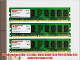 Komputerbay 12GB ( 3 X 4GB ) DDR2 DIMM (240 PIN) 667Mhz PC2 5400 PC2 5300 12 GB