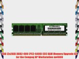 4GB [2x2GB] DDR2-800 (PC2-6400) ECC RAM Memory Upgrade Kit for the Compaq HP Workstation xw4600