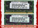 4GB (2X2GB) Memory RAM for Toshiba Satellite A215-S7422 Laptop Memory Upgrade - Limited Lifetime