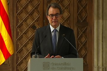 Mas al TC: "El 9N no se puede borrar"