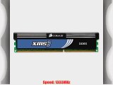Corsair XMS3 32GB (4x8GB)  DDR3 1333 MHz (PC3 10666) Desktop Memory (CMX32GX3M4A1333C9)