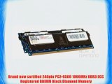 8GB 2X4GB Memory RAM for Dell PowerEdge R710 DDR3 RDIMM 240pin PC3-8500 1066MHz Black Diamond