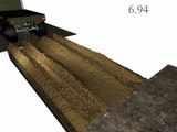 Simulation of a Truck Going through a Mud Terrain using Multibody dynamics and DEM