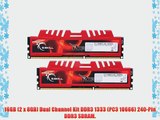 G.SKILL Ripjaws X Series 16GB (2 x 8GB) 240-Pin DDR3 SDRAM DDR3 1333 (PC3 10666) Desktop Memory