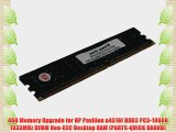 4GB Memory Upgrade for HP Pavilion a4316f DDR3 PC3-10600 1333MHz DIMM Non-ECC Desktop RAM (PARTS-QUICK
