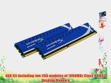 Kingston Technology HyperX 4 GB Kit (2x2GB Modules) 1600 (PC3 12800) 240-Pin DDR3 SDRAM KHX1600C9AD3K2/4G