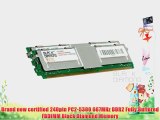 4GB 2X2GB Memory RAM for Dell Precision Workstation T5400 T7400 240pin PC2-5300 667MHz DDR2
