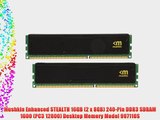 Mushkin Enhanced STEALTH 16GB (2 x 8GB) 240-Pin DDR3 SDRAM 1600 (PC3 12800) Desktop Memory