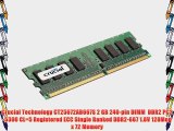 Crucial Technology CT25672AB667S 2 GB 240-pin DIMM??DDR2 PC2-5300 CL=5 Registered ECC Single