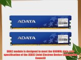 ADATA DDR2 800Mhz 2GB Kit 2 x 1GB CL5 Desktop Memory with Heat Spreader AD2U800B1G5-DRH