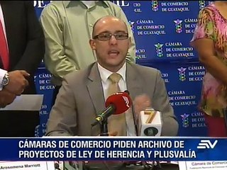 Cámaras de Comercio piden archivar ley de herencias y plusvalía