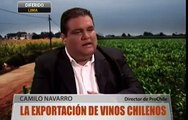 La exportación de vinos chilenos