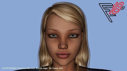 Nicole 18 Year Old 3D Teen Female Galleries @ www.Fantasy18s.com
