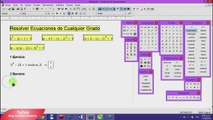 MathCAD - Resolver Ecuaciones de Cualquier Grado