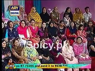 Mathira discussing her Condom Add with Nida in the morning show