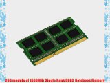 Kingston 2GB 1333MHz DDR3 Single Rank Module For Select Apple iMac and Macbook Pro's
