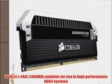 Corsair Dominator Platinum 16GB (4x4GB)  DDR3 2400 MHz (PC3 19200) Desktop Memory (CMD16GX3M4A2400C9)
